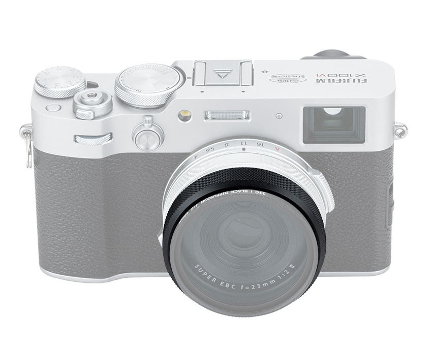 Переходное кольцо для Fujifilm X100VI и X100V на 49 мм (AR-X100) чёрный цвет