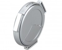 Автоматическая крышка защитная для фотокамеры Panasonic DMC-LX7 / Leica D-LUX 6 серебристого цвета