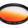 Оранжевый градиентный фильтр 62 мм