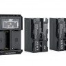 Комплект 2 аккумулятора Sony NP-F750 / NP-F770 + QC 3.0 зарядное устройство