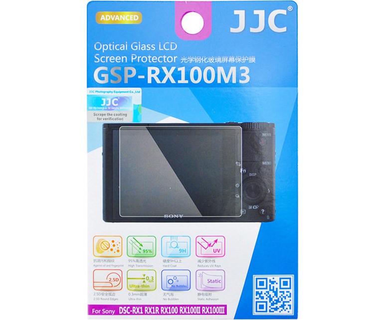 Защитное стекло для Sony DSC-RX1 / RX1R / RX100 / RX100II / RX100III / RX100VI / RX100VII