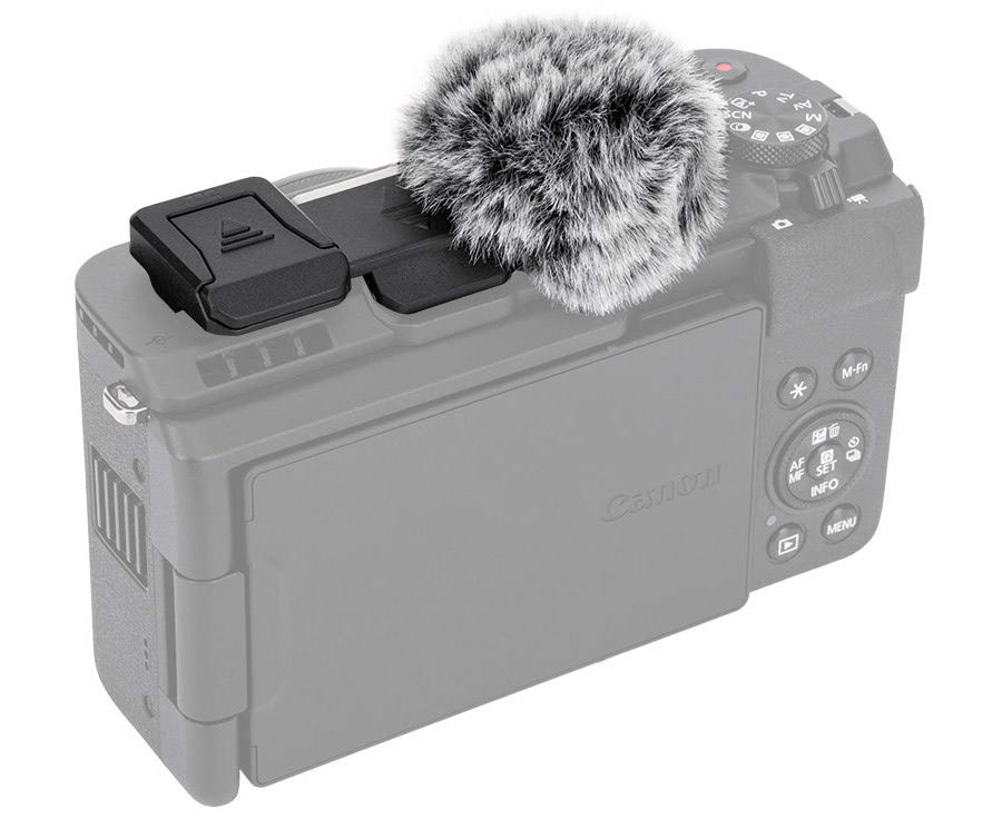 Ветрозащита встроенного микрофона Canon PowerShot V1