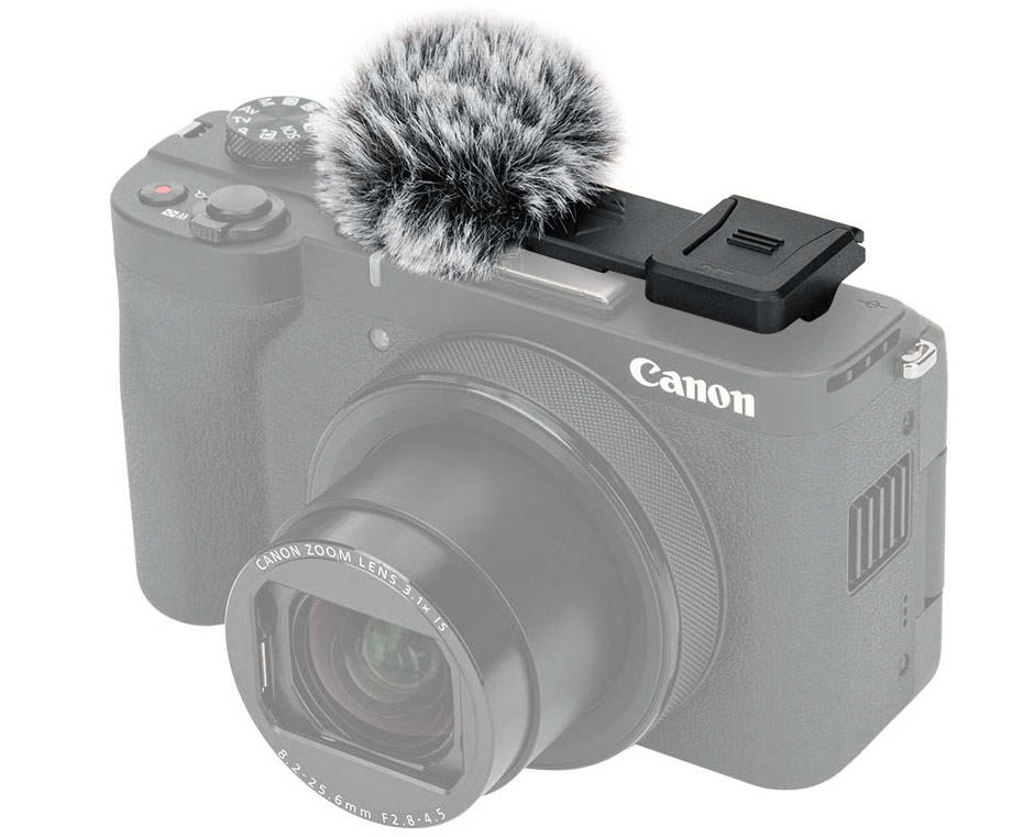 Ветрозащита встроенного микрофона Canon PowerShot V1