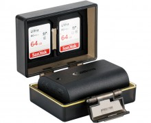 Защитный бокс для аккумулятора и карт памяти SD Card