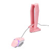 Настольная подставка для наушников с банджи для мыши, розовый цвет