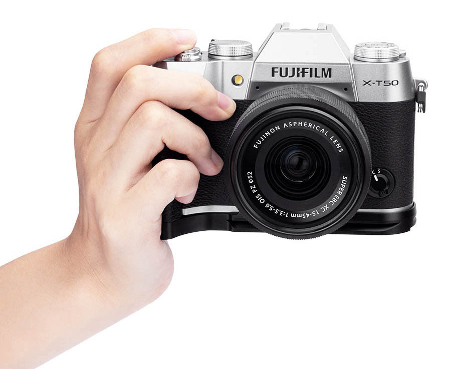 L-образная рукоятка для Fujifilm X-T50 (чёрный цвет)