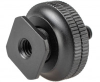 Адаптер в горячий башмак с винтом и резьбой 1/4-20 для крепления оборудования