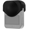 Силиконовая защитная крышка для DJI Osmo 360 с установленными прозрачными защитными накладками