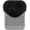 Силиконовая защитная крышка для DJI Osmo 360 с установленными прозрачными защитными накладками