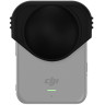 Силиконовая защитная крышка для DJI Osmo 360 с установленными прозрачными защитными накладками
