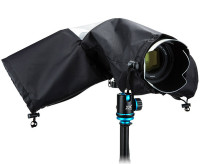 Дождевая накидка для небольших фотокамер, чёрный цвет