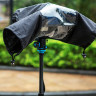 Дождевая накидка для небольших фотокамер, чёрный цвет