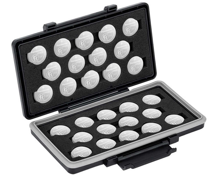 Защитный бокс на 28 батареек CR1632 / CR1620 / CR1616