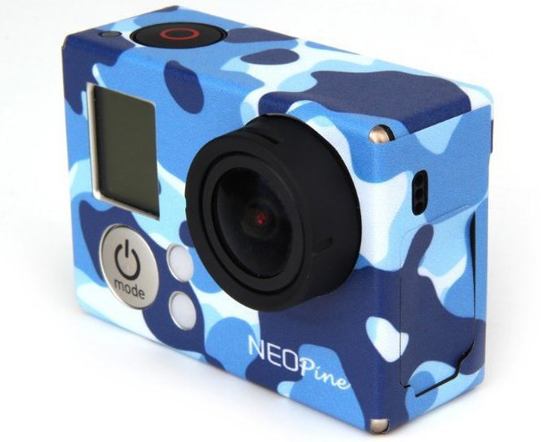 Защитная пленка для камер GoPro 3 / 3+ (синий хаки)