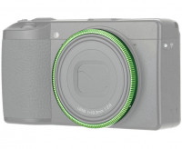 Декоративное кольцо для объектива Ricoh GR III (зелёное)