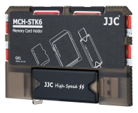 Компактный защитный футляр для флеш карт (2x SD и 4x MicroSD) с OTG картридером