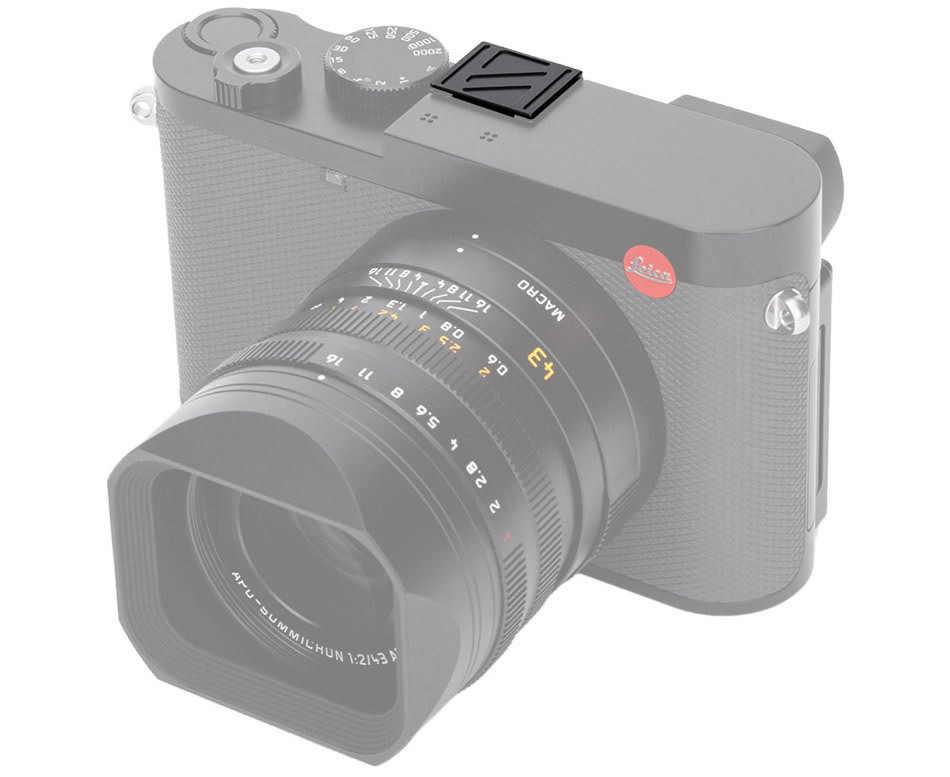 Заглушка на горячий башмак для камер Leica Q2 / Q3 / Q3 43 (чёрный цвет)