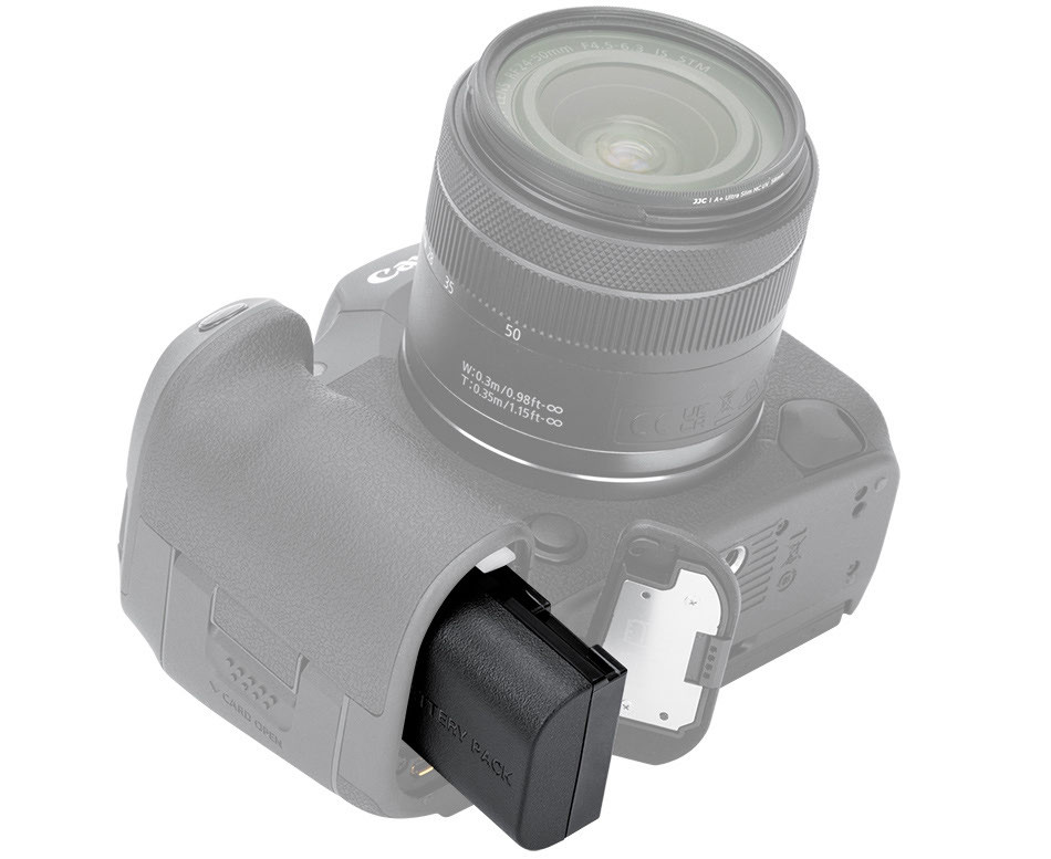 Аккумулятор JJC типа Canon LP-E6P с зарядным портом Type-C
