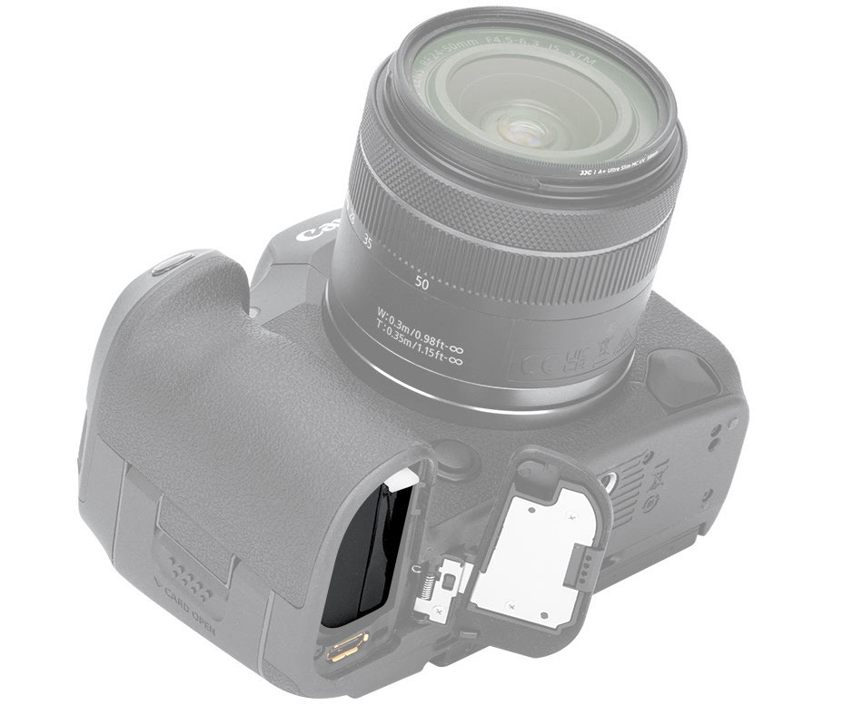 Аккумулятор JJC типа Canon LP-E6P с зарядным портом Type-C