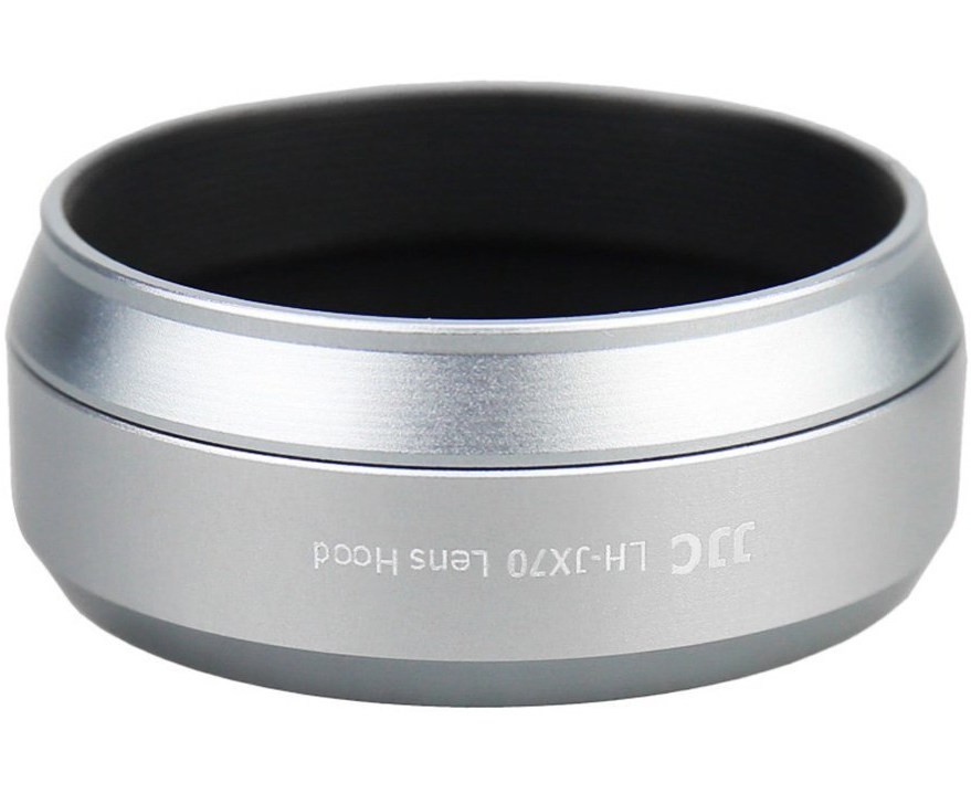 Бленда JJC LH-JX70 SIlver (Fujifilm LH-X70) серебристая c переходным кольцом на 49 мм