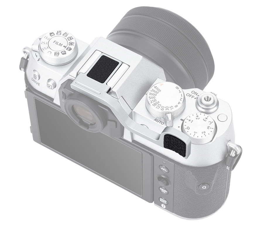 Дополнительный хват для Fujifilm X-T50 (серебристый)