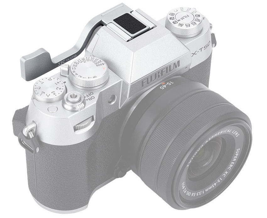 Дополнительный хват для Fujifilm X-T50 (серебристый)