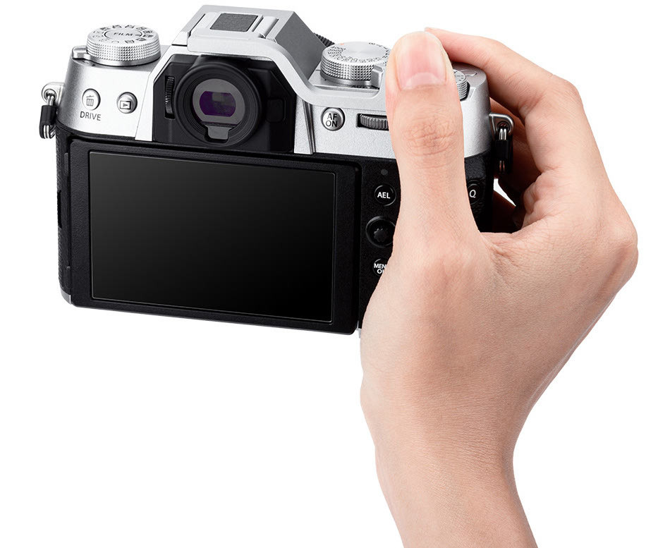 Дополнительный хват для Fujifilm X-T50 (серебристый)