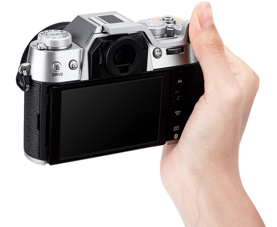 Дополнительный хват для Fujifilm X-T50 (серебристый)