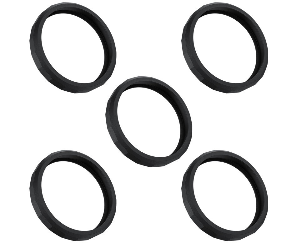 Защитное силиконовое кольцо для объектива DJI Osmo Action 5 Pro / 4 / 3 (5 штук)