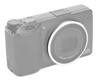 Декоративное кольцо для объектива Ricoh GR IIIx (серебристое)