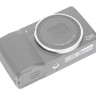Декоративное кольцо для объектива Ricoh GR IIIx (серебристое)
