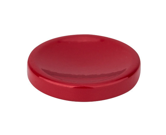 Мягкая спусковая кнопка безрезьбовая (темно-красный цвет) вогнутая