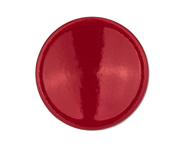 Мягкая спусковая кнопка безрезьбовая (темно-красный цвет) вогнутая