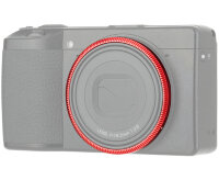 Декоративное кольцо для объектива Ricoh GR III (красное)