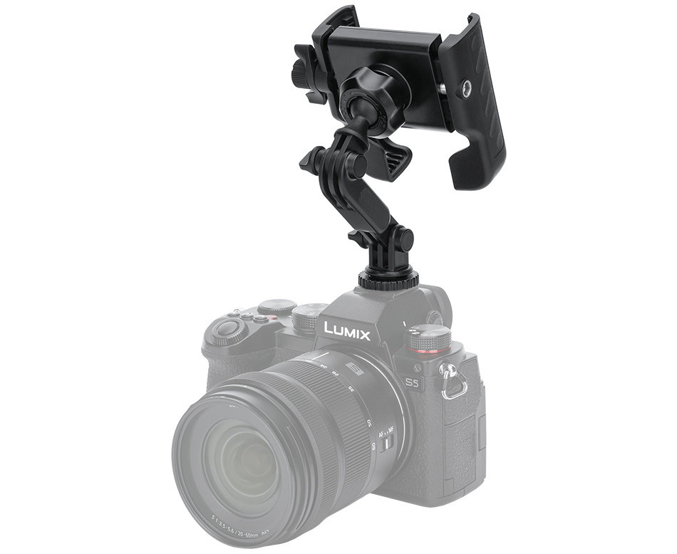 Крепление смартфона или экшн камеры в горячий башмак или штатив