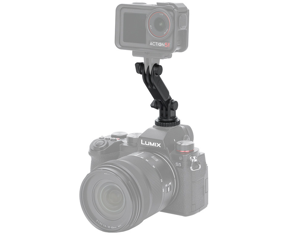 Крепление смартфона или экшн камеры в горячий башмак или штатив