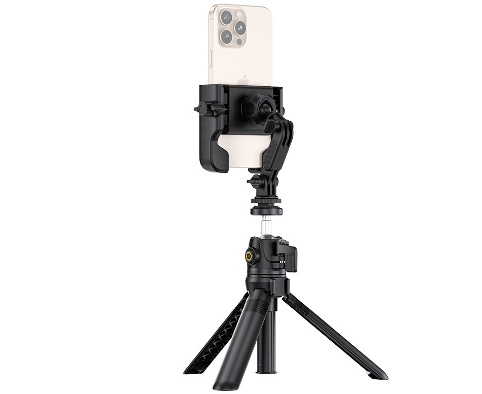 Крепление смартфона или экшн камеры в горячий башмак или штатив