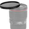 Светофильтр True Color 58 мм JJC Ultra Slim Waterproof ND2.5-ND1000