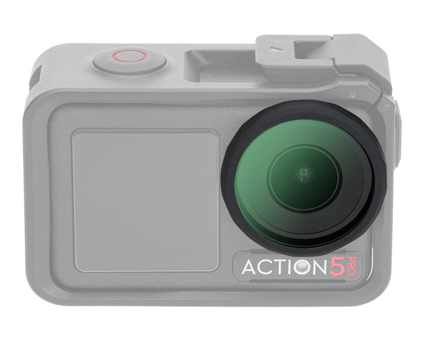 Ультрафиолетовый светофильтр для DJI Osmo Action 4 / Action 5 Pro с крышкой Ультрафиолетовый светофильтр для DJI Osmo Action 4 / Action 5 Pro с крышкой