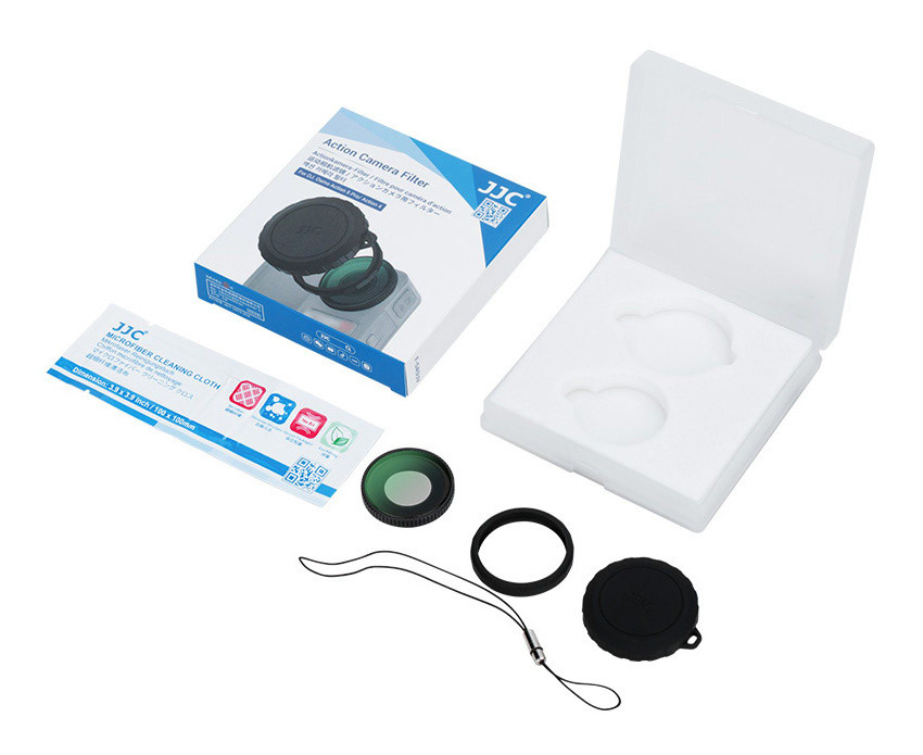 Ультрафиолетовый светофильтр для DJI Osmo Action 4 / Action 5 Pro с крышкой Ультрафиолетовый светофильтр для DJI Osmo Action 4 / Action 5 Pro с крышкой