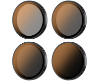 Набор нейтрально-поляризационных фильтров для DJI Osmo Action 5 Pro / Action 4 / Action 3 (ND8PL, ND16PL, ND32PL, ND64PL)