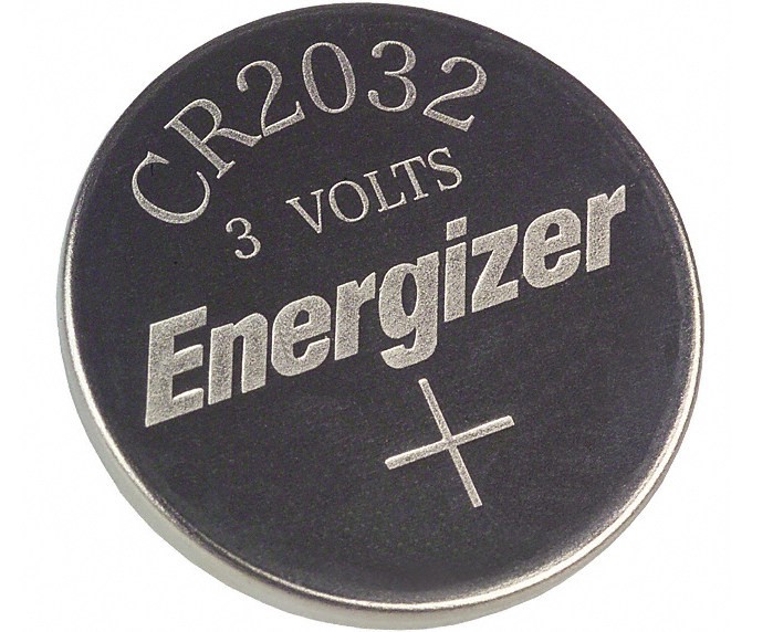 CR2032, Lithium, 3V, 230 mAh