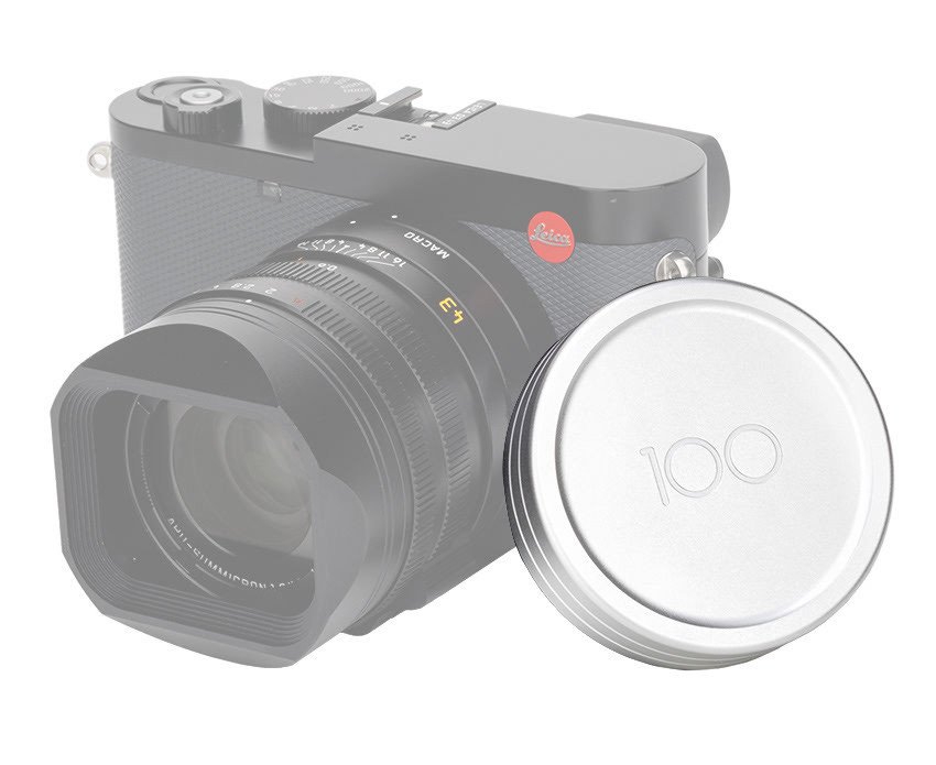 Крышка объектива Leica Q3 43 / Q3 / Q2 / Q / Q-P (серебристая)