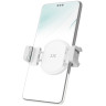 Магнитное крепление с зажимом для смартфона (белый цвет)