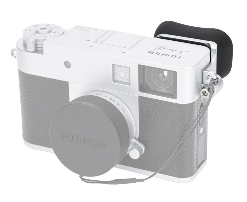 Наглазник для Fujifilm X Half удлинённый (серебристый)