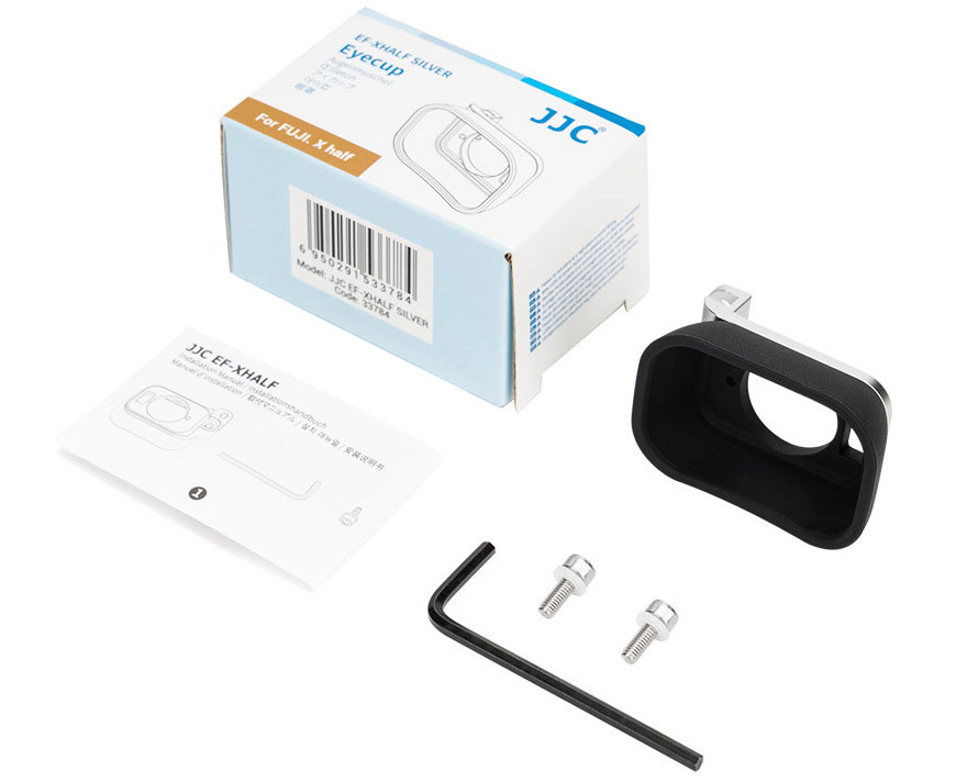 Наглазник для Fujifilm X Half удлинённый (серебристый)