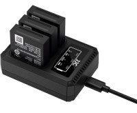 Зарядное USB-C устройство для трёх аккумуляторов Ricoh DB-120