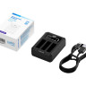 Зарядное USB-C устройство для трёх аккумуляторов Ricoh DB-120