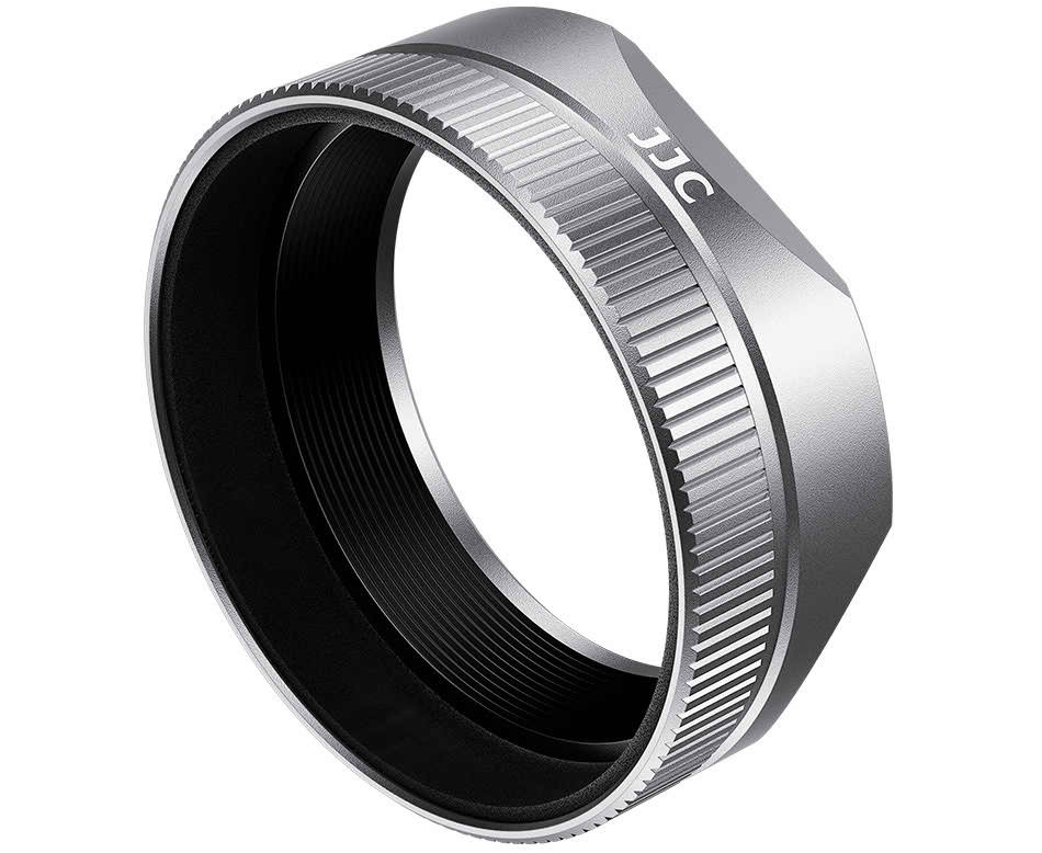 Бленда квадратная с крышкой для Fujifilm X Half (серебристая)