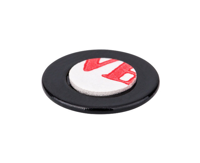 Мягкая спусковая кнопка безрезьбовая (черный цвет) округлая